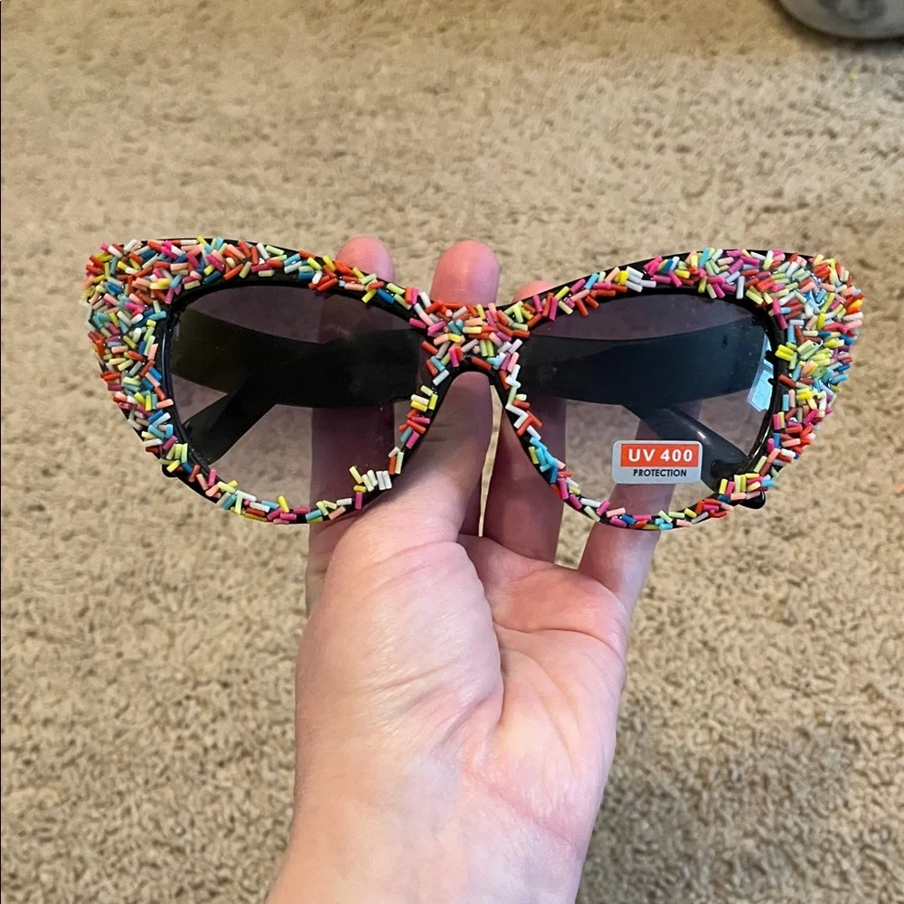 Colorful Sprinkle Sunglasses - Picture 4 of 4